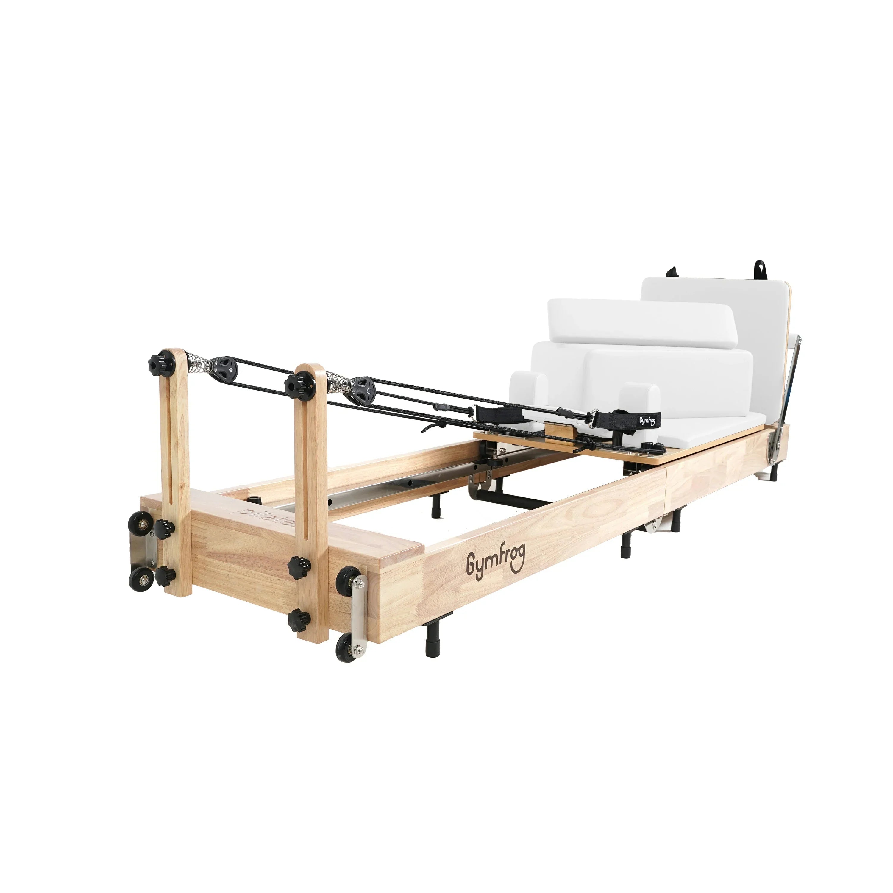 Exercises on a Pilates Wood Reformer