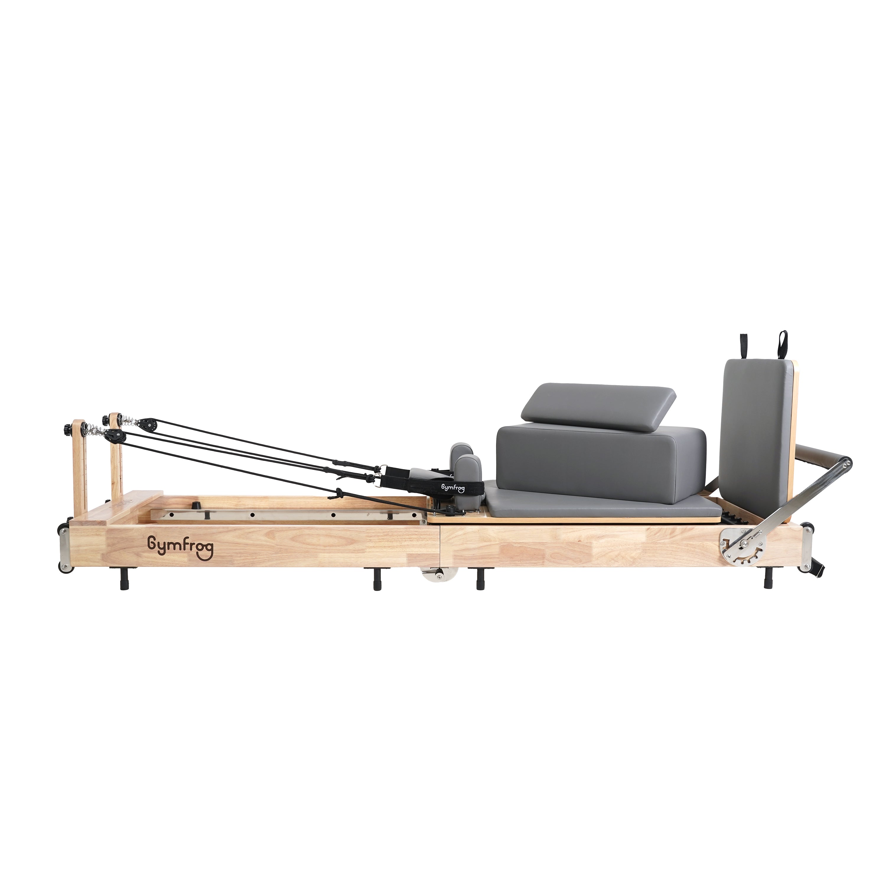 Sammenklappelig klassisk Pilates Reformer Grey