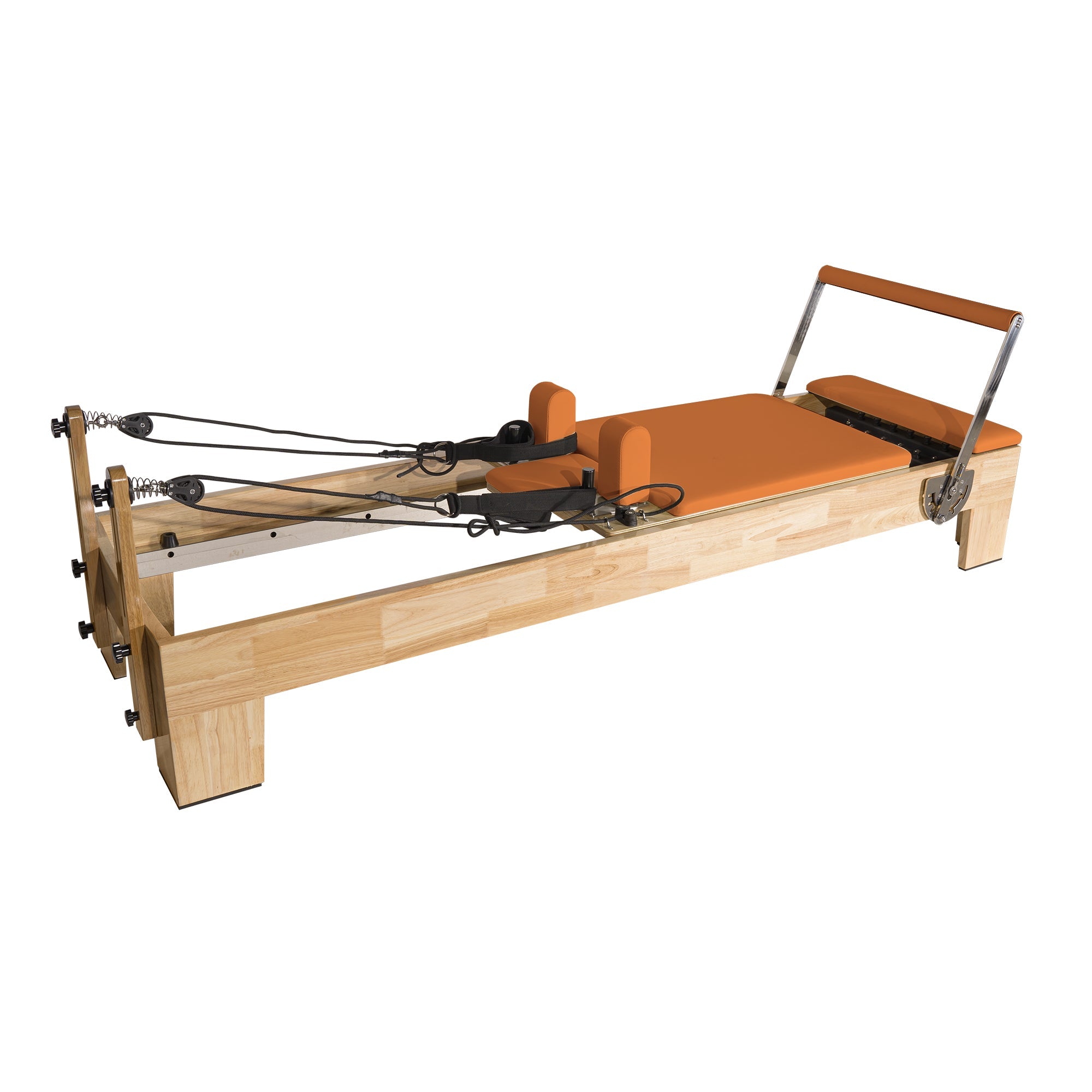 Classic Oak Pilates Reformer Orange