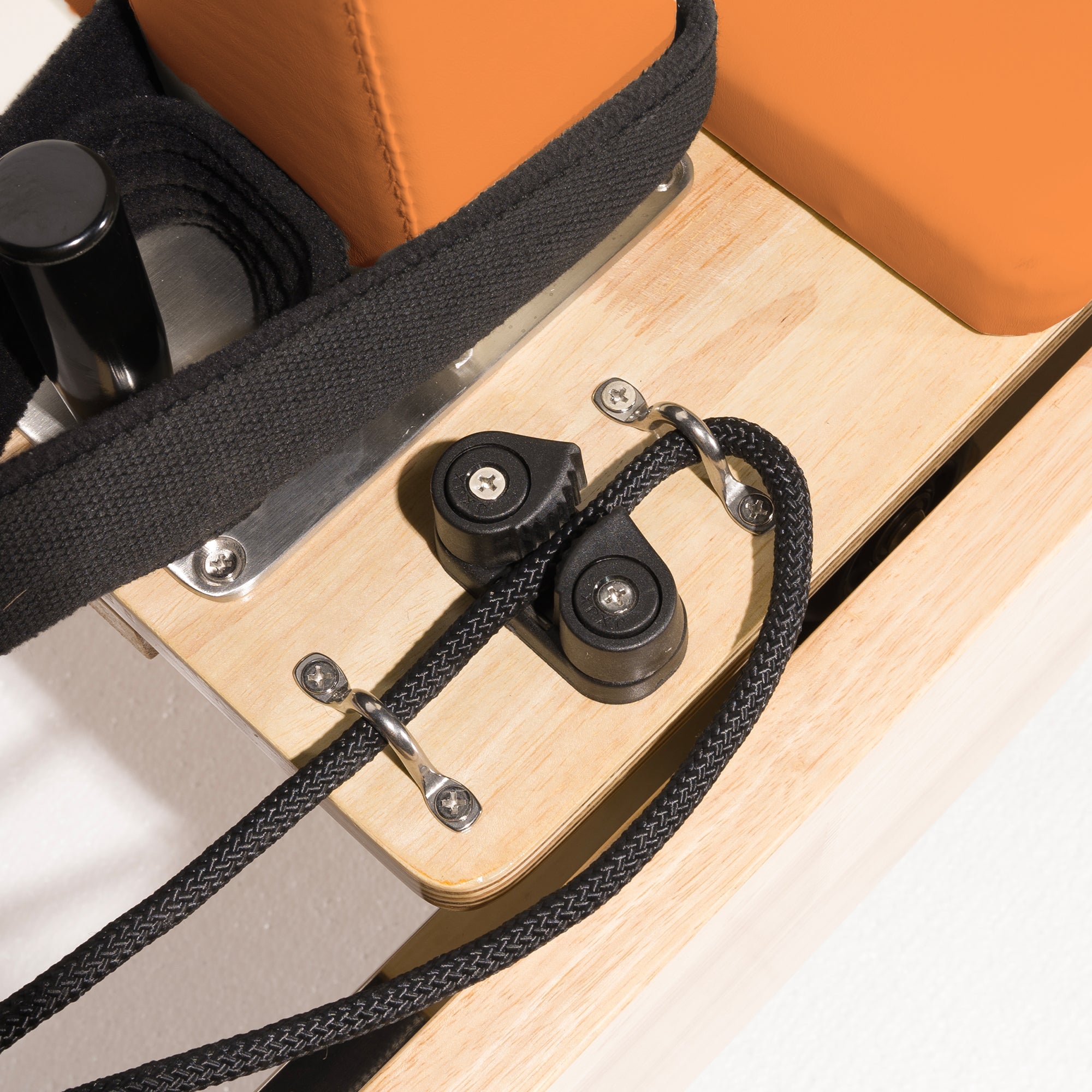 Classic Oak Pilates Reformer Orange