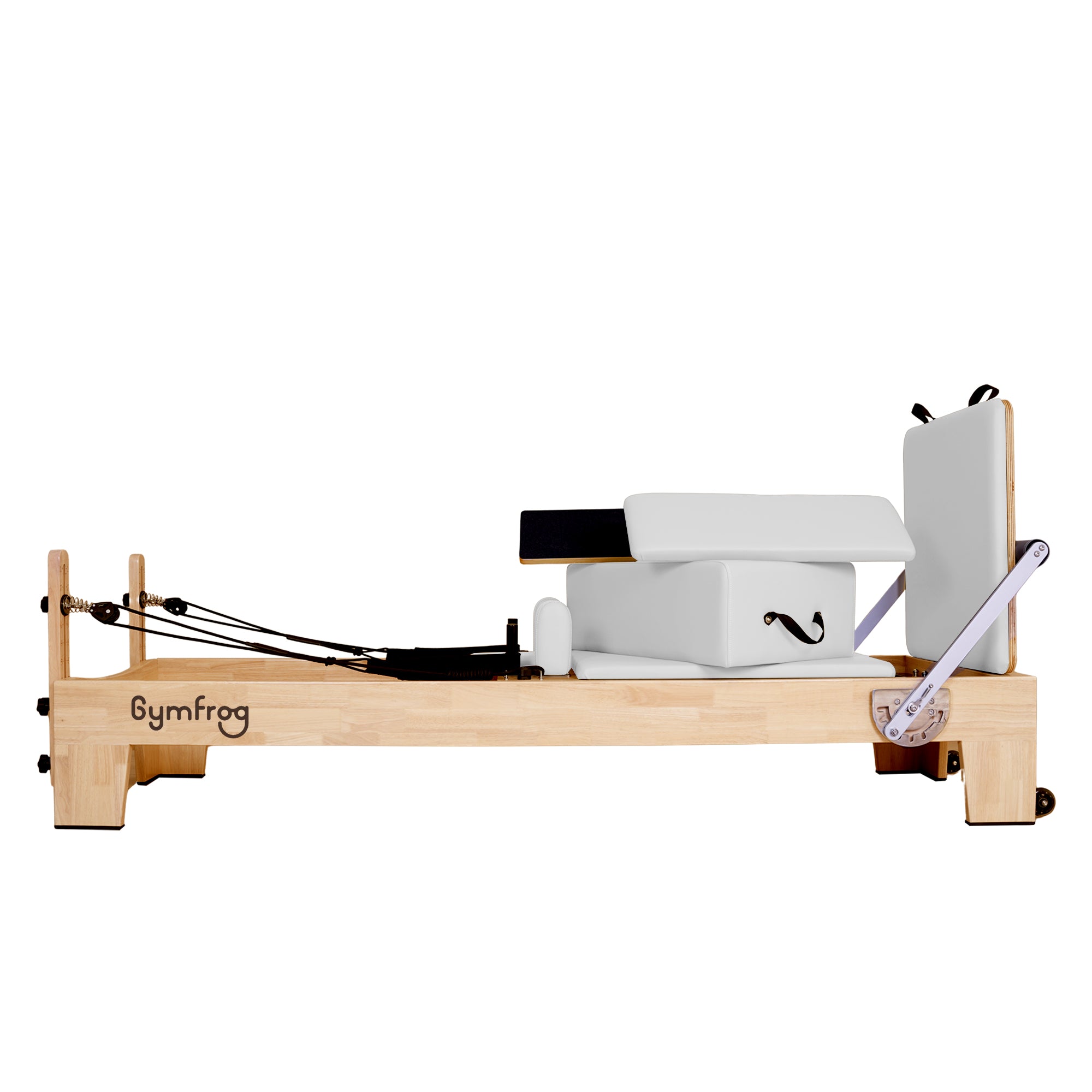 Classic Pilates Wood Reformer White
