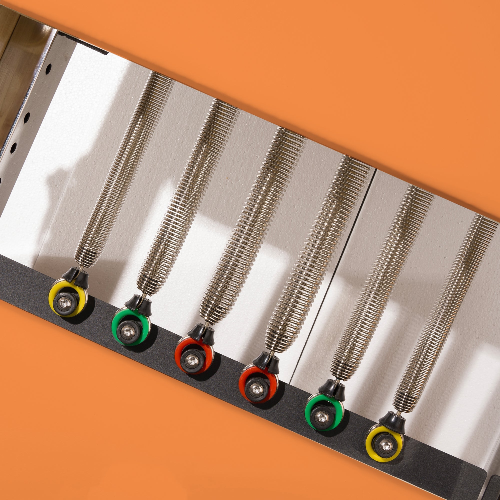 Classic Oak Pilates Reformer Orange