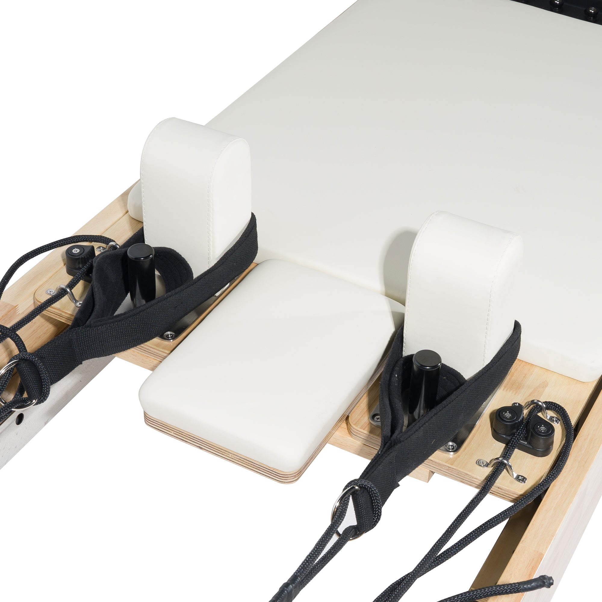 Classic Pilates Wood Reformer White