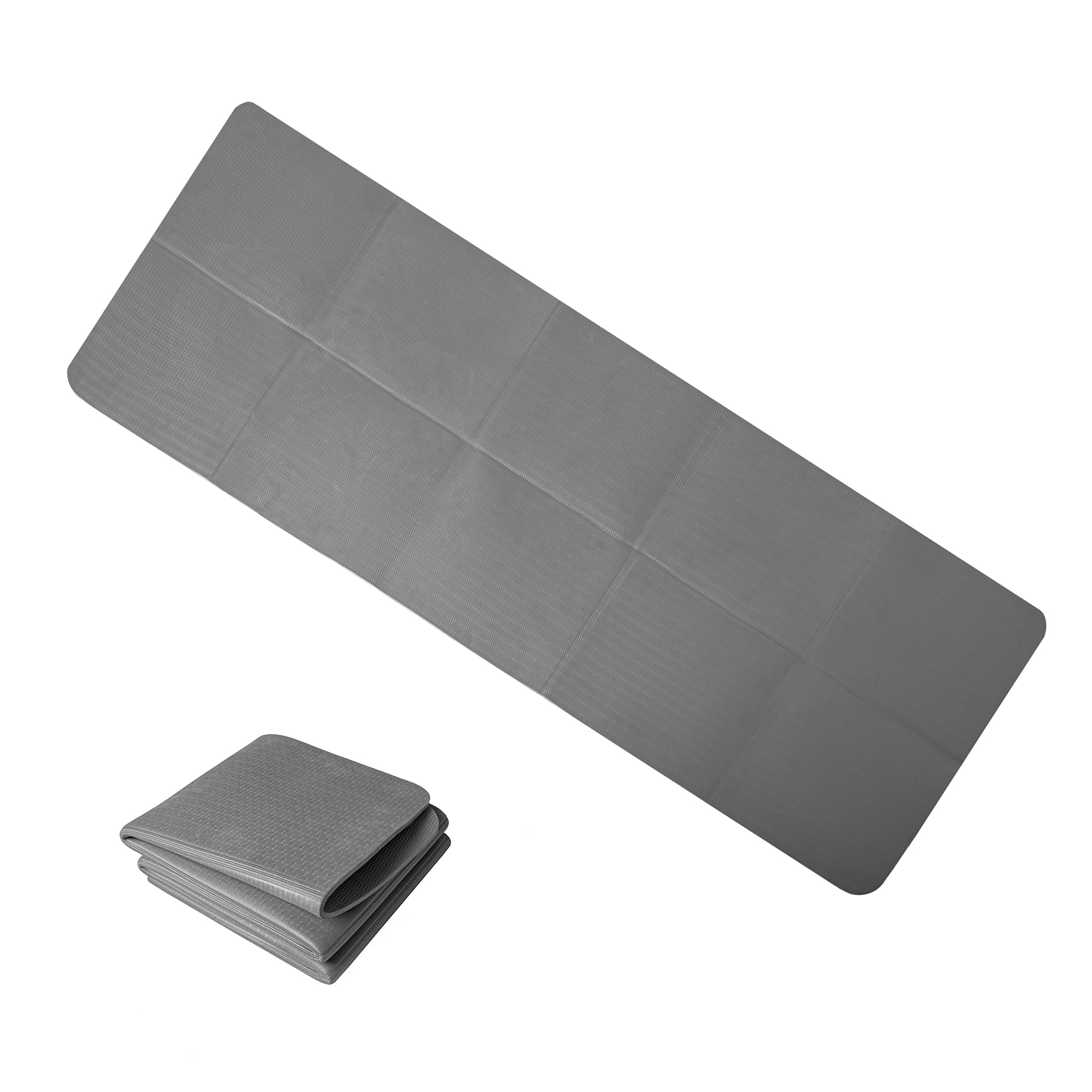Folding yoga mat