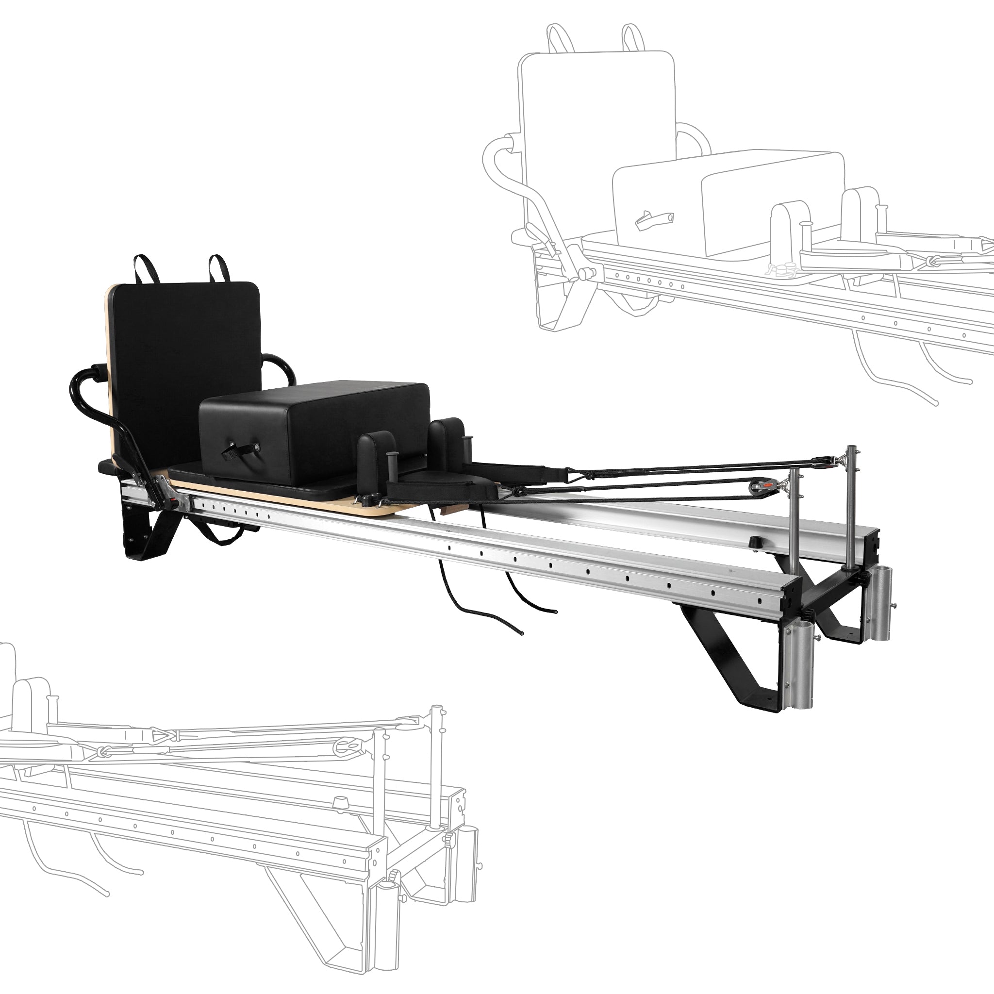 Pilates Aluminum Alloy Reformer