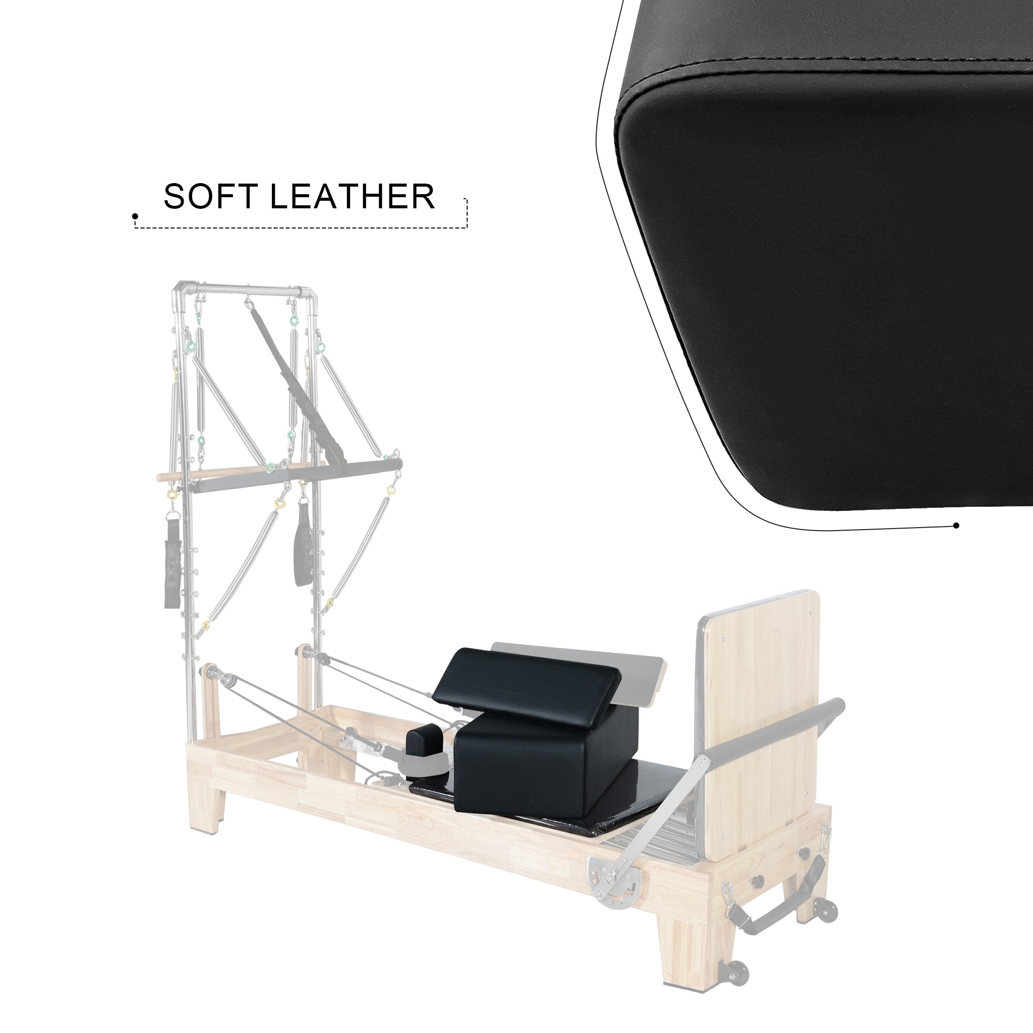 Pilates Reformer With Tower Vintage-Pilates Reformer Machine For Home